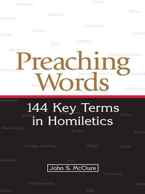 cover image of Preaching Words